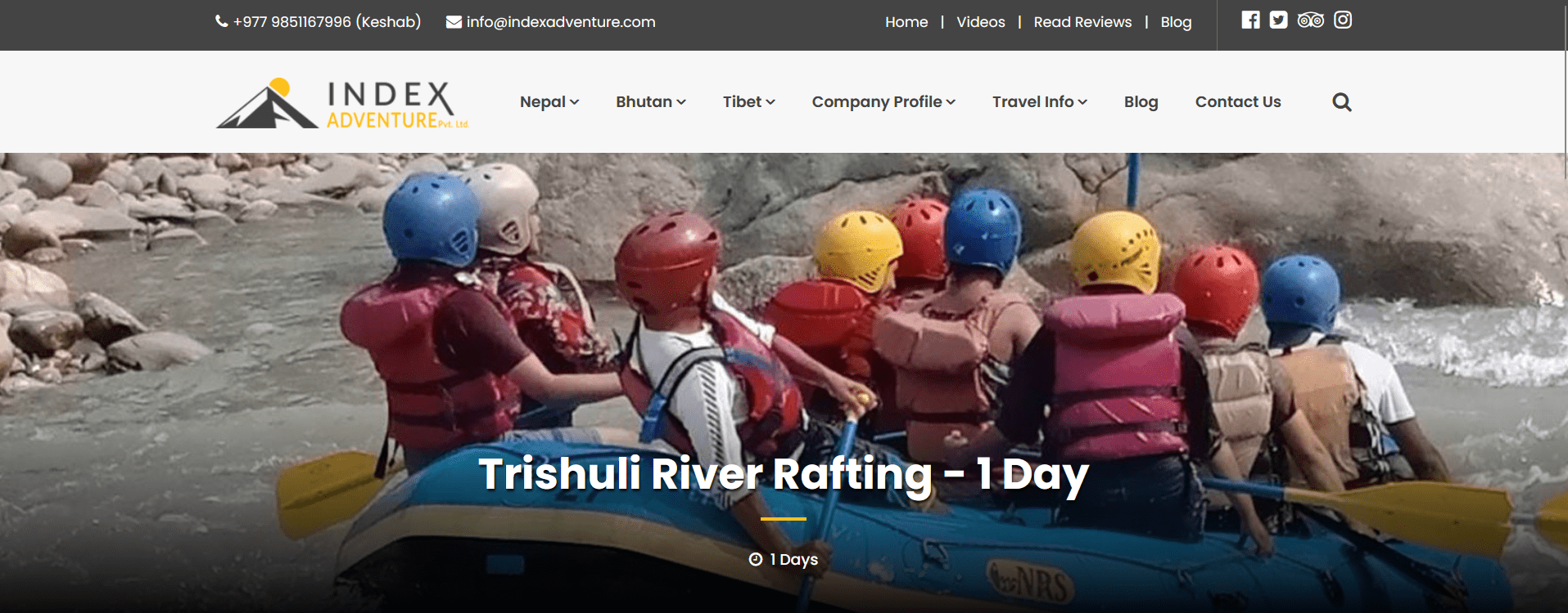 trisuli rafting