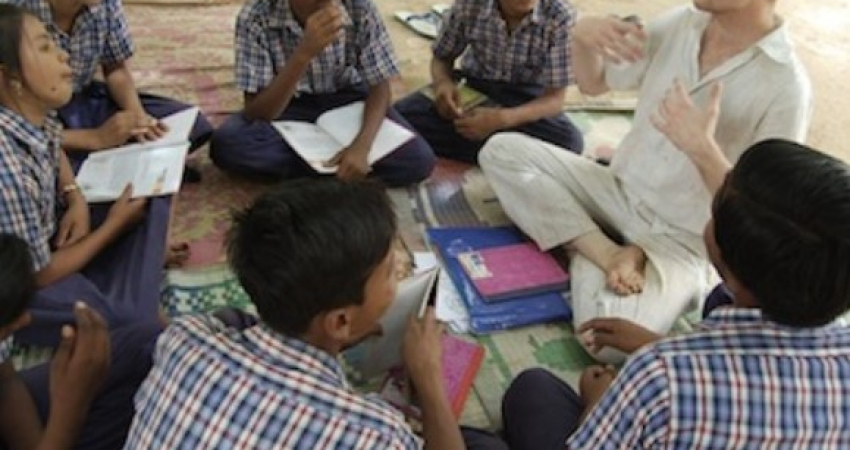 Teaching Underprivileged Children in India