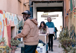 Community building in Barcelona