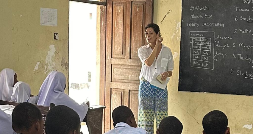 Teaching in Zanzibar